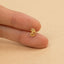 Cobra Snake Stud, Threadless Flat Back Earring, Minimalist Style, A-SS1072