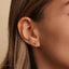 Whale Stud, Threadless Flat Back Earring, Minimalist Style, A-SS987