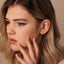 Lion Head Stud, Threadless Flat Back Earring, Minimalist Style, A-SS577