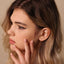 Rectangle Stud, Threadless Flat Back Earring, Minimalist Style, A-SS591