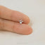 Rattlesnake Viper Vertebrae Stud, Threadless Flat Back Earring, Minimalist Style, A-SS1109
