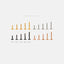 Menorah Stud, Threadless Flat Back Earring, Minimalist Style, A-SS1484