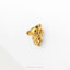 A small gold-colored figurine of a koala bear is shown against a white background.