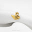 Swan Stud, Threadless Flat Back Earring, Minimalist Style, A-SS1383