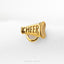 Cheerleader Megaphone Stud, Threadless Flat Back Earring, Minimalist Style, A-SS1463