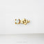 Opal Stud, Threadless Flat Back Earring, Minimalist Style, A-SS1167