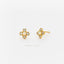 Opal CZ Stone Clover Flower Studs, Gold, Silver SHEMISLI - SS215 - Shemisli Jewels - SS215G1 - Opal CZ Stone Clover Flower Studs, Gold, Silver SHEMISLI - SS215