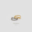 Split Double Daith Hoop Ring Earring, 18,16ga, 8,10,12mm, Unisex, G23 Titanium SHEMISLI SH528,SH529,SH530,SH531,SH532
