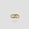 Double Lined Septum Ring, Nose Ring, Hoop Earring, 16ga, 8 or 10mm, Solid G23 Titanium SHEMISLI SH406, SH407
