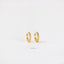 CZ Hoop Earrings, Huggies, Gold, Silver SHEMISLI - SH062