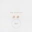 Pretzel CZ Studs Earrings, Gold, Silver SHEMISLI SS057