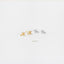 Tiny Beaded Cross Studs Earrings, Gold, Silver SHEMISLI SS047