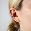 Straight Thick Ear Cuff, No Piercing is Needed, Gold, Silver SHEMISLI SF010 - Shemisli Jewels