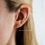 CZ Link Ear Cuff, Earring No Piercing is Needed, Gold, Silver SHEMISLI SF018 - Shemisli Jewels