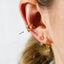 CZ Link Ear Cuff, Earring No Piercing is Needed, Gold, Silver SHEMISLI SF018