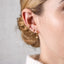 Tiny Star Studs Earrings, Starburst Studs, Celestial Earrings for Stacking, Gold, Silver SHEMISLI - SS032