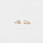 CZ Hoop Earrings, Huggies, Gold, Silver SHEMISLI SH192 LR