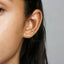 Sun and Moon Studs Earrings, Mismatched Celestial Earrings, Mini Studs, Gold, Silver SHEMISLI SS019