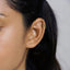 Emerald CZ Stone Ear Cuff, No Piercing is Needed, earrings no piercing, Gold, Silver SHEMISLI SF045