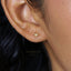 Tiny Star Studs Earrings, Starburst Studs, Celestial Earrings for Stacking, Gold, Silver SHEMISLI - SS032
