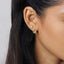 Moon and Star Earrings, Mismatched Celestial Studs, Starburst CZ Studs, Gold, Silver SS188(star), SS189(moon), SS168 - Shemisli Jewels