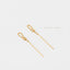 Simple Ear Threader, Gold, Silver SHEMISLI ST002 NOBKG