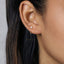 Tiny Opal Stone Jackets Earrings, White, Emerald, Turquoise, Sapphire, Black, Opal, SHEMISLI SJ016, SJ017, SJ018, SJ019, SJ020, SJ013 NOBKG