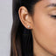 Opal Flower Stud Earrings, Gold, Silver SHEMISLI - SS161 Butterfly End, SS460 Screw Ball End (Type A)