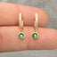 CZ Hoop Earrings, Huggies, White Stone, Emerald, Turquoise, Sapphire, Black Stone, Gold, Silver SHEMISLI SH300, SH258, SH301, SH302, SH202