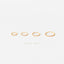 Thin Twisted Hoops Rings for Nose Nostril Piercings, 20gauge, 5,6,7,8,9,10mm, 14k Gold Filled, Sterling Silver, SHEMISLI - SH305-SH310