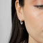 Pearl Hoop Stud Earrings, Gold, Silver SHEMISLI SS312