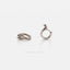Serpent Hoop Earrings, Snake Huggies, King Cobra Jewelry, Gold, Silver SHEMISLI - SH293 - Shemisli Jewels