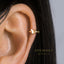 Tiny Butterfly Cartilage Hoops, Gold, Silver SHEMISLI - SH217 LR