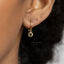 Tiny Sun Drop Hoop Earrings, Huggies, Gold, Silver SHEMISLI SH144