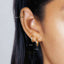 Simple Round Hoop Earrings, 6, 7, 8, 9, 10, 12, 14mm Huggies, Gold, Silver SHEMISLI - SH586, SH587, SH588, SH589, SH590, SH592, SH009