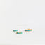 Simple Turquoise cz Hoop Earrings, Huggies, Gold, Silver SHEMISLI SH126, SH127, SH128, SH129, SH130