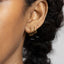 Split Double Hoop Earring, Conch Hoop, Nose Ring, Septum Ring, 18,16ga, 8,10,12mm, Solid G23 Titanium SHEMISLI SH528,SH529,SH530,SH531,SH532