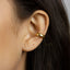 Large Band Ear Conch Cuff, Earring No Piercing is Needed, Gold, Silver SHEMISLI SF004