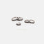 Simple Black cz Hoop Earrings, Huggies, Gold, Silver SHEMISLI SH382, SH383, SH384, SH385, SH386, SH387