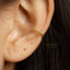 Simple Beaded Ear Cuff, Earring No Piercing is Needed, Gold, Silver SHEMISLI SF014