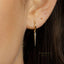 Spike Hoops Earrings, Gold, Silver Black SHEMISLI - SH091 - Shemisli Jewels