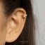 CZ Butterfly Helix Ear Cuff, Earring No Piercing is Needed, Gold, Silver SHEMISLI SF052 LR