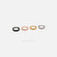 Double Lined Septum Ring, Nose Ring, Hoop Earring, 16ga, 8 or 10mm, Solid G23 Titanium SHEMISLI SH406, SH407