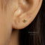 Tiny Star Studs Earrings, Starburst CZ Studs, Celestial Jewel, White, Emerald, Turquoise, Sapphire, Black SS034, SS341, SS342, SS343, SS344