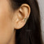 Leaf Conch Ear Conch Cuff, Earring No Piercing is Needed, Gold, Silver SHEMISLI SF053 - Shemisli Jewels