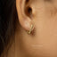 Triangle Hoop Earrings, Gold, Silver SHEMISLI SH029