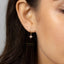 Star Hoop Earrings, Pave CZ Drop Huggies, Gold, Silver SHEMISLI - SH424 (plain hoop) SH113 (cz hoop)
