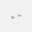 Single Pearl Tapered Hoop Earrings, Huggies, Gold, Silver SHEMISLI - SH435