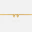 Single Pearl Tapered Hoop Earrings, Huggies, Gold, Silver SHEMISLI - SH435