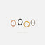 Twisted Septum Ring, Nose Ring, Hoop Earring, 16ga, 6,7,8,9,10, 12mm, Surgical Steel SHEMISLI SH569, SH570, SH571, SH572, SH573, SH575